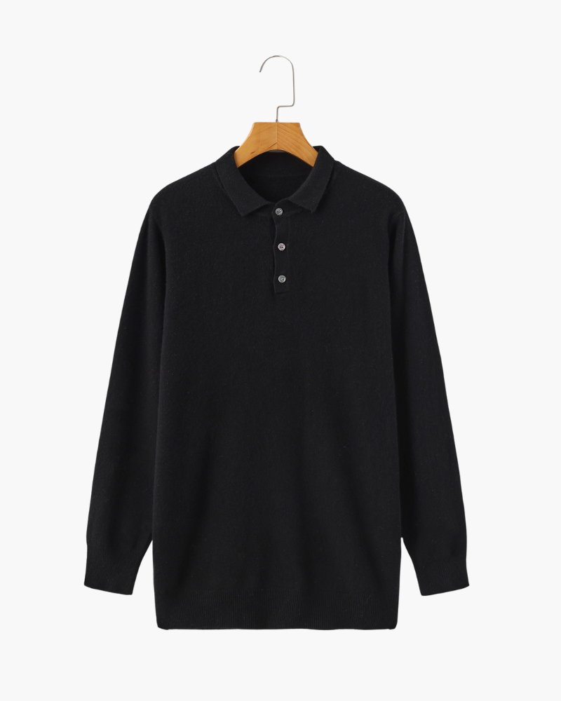 100% Cashmere Polo - Dalm Fashion