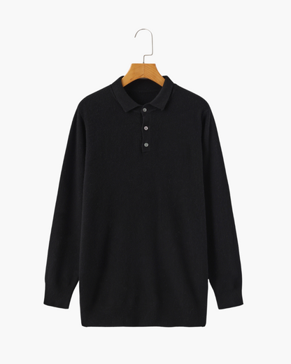 100% Cashmere Polo - Dalm Fashion