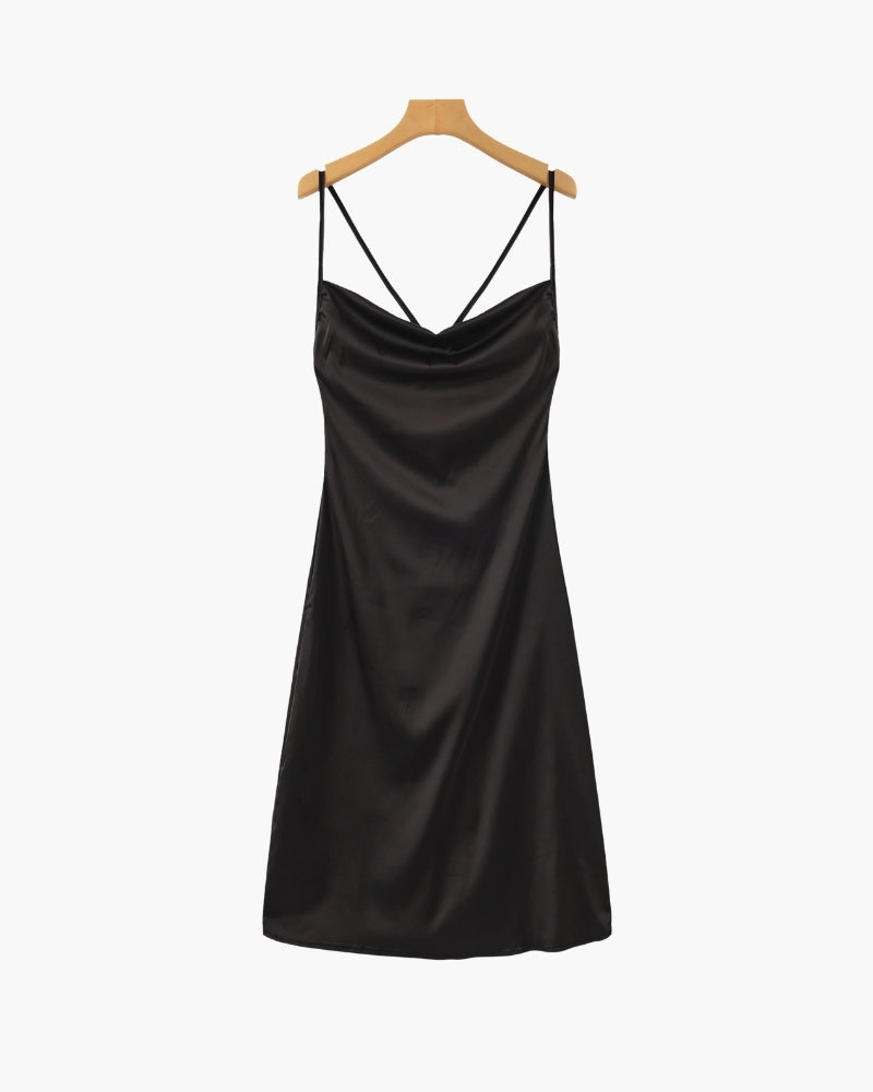 Silk Slip Dress - Dalm Fashion