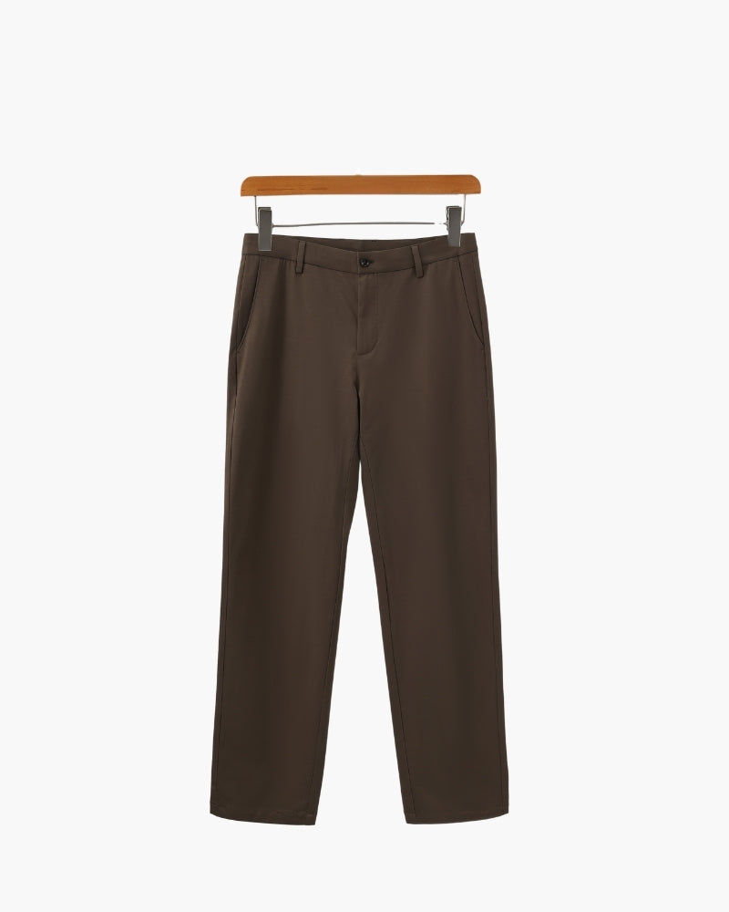 Wool Blend Trousers - Dalm Fashion
