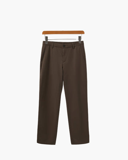 Wool Blend Trousers - Dalm Fashion