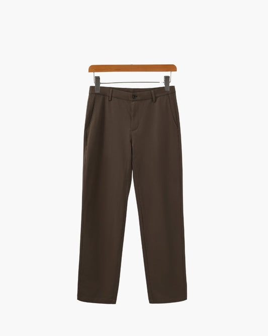 Wool Blend Trousers - Dalm Fashion