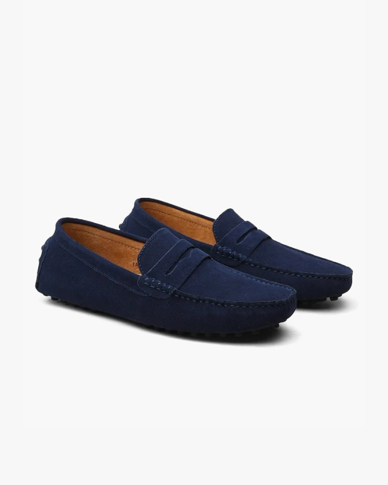 Suede Driver Loafers - Dalm Fashion