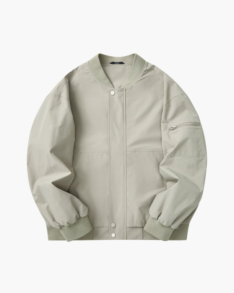 Minimalist Bomber Jacket - Dalm Fashion