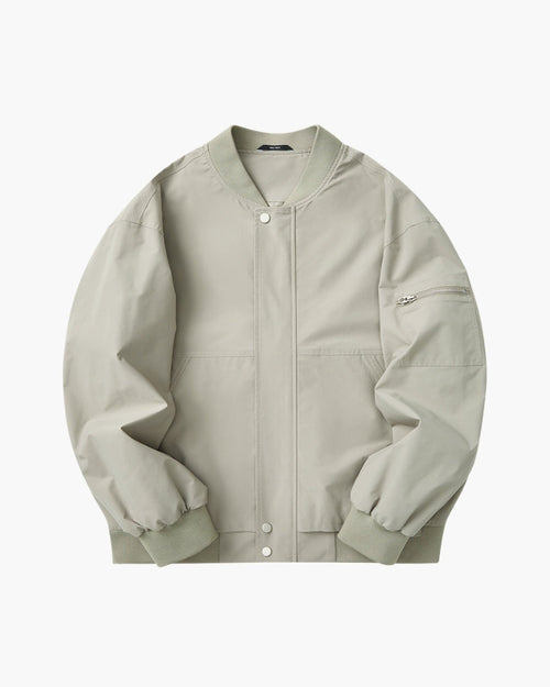 Minimalist Bomber Jacket - Dalm Fashion