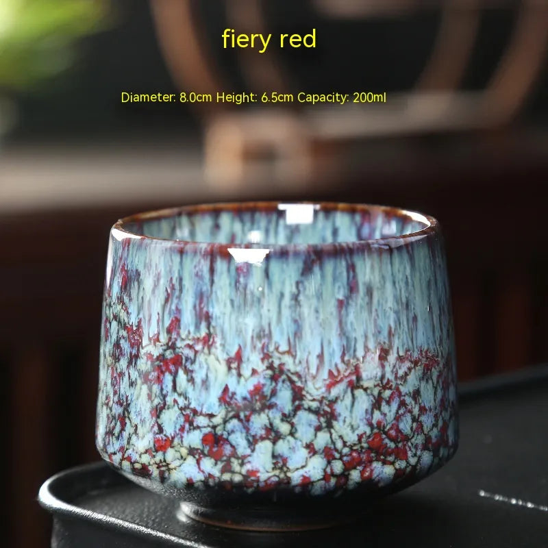 Retro Stoneware Ceramic Cup