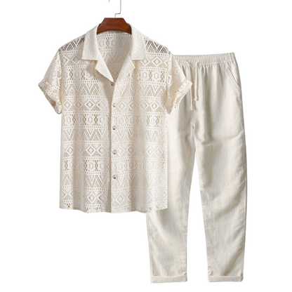 Saba - TheighT Short Sleeved Set - Dalm Fashion
