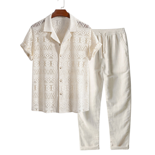 Saba - TheighT Short Sleeved Set - Dalm Fashion