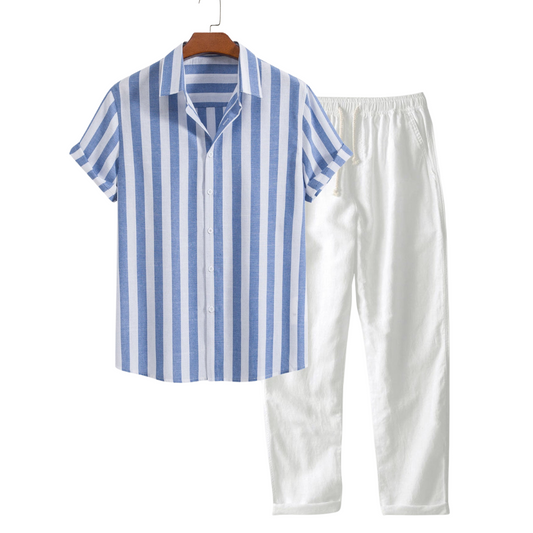 Amalfi - Short Sleeved Set - Dalm Fashion