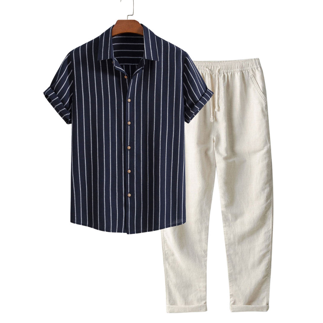 Huahine - TheighT Short Sleeved Set - Dalm Fashion