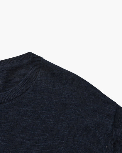 Linen Cotton Essential Crewneck - Dalm Fashion