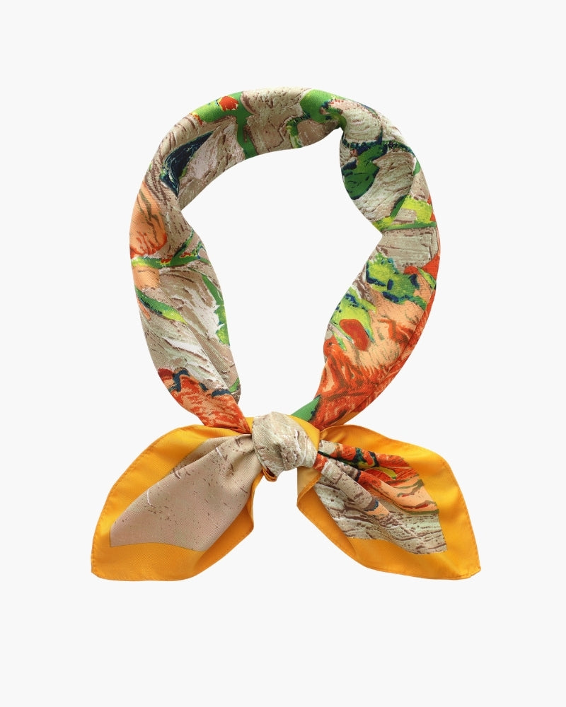 Old Money Impressionist Garden Scarf - Dalm Fashion