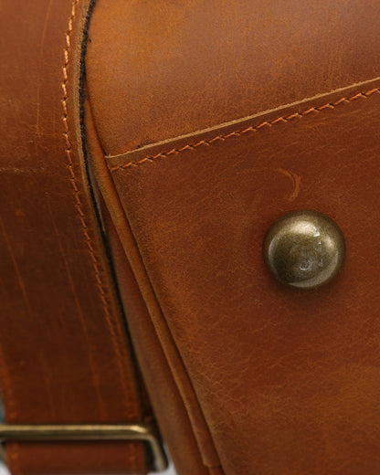 Montague Leather Duffle - Dalm Fashion