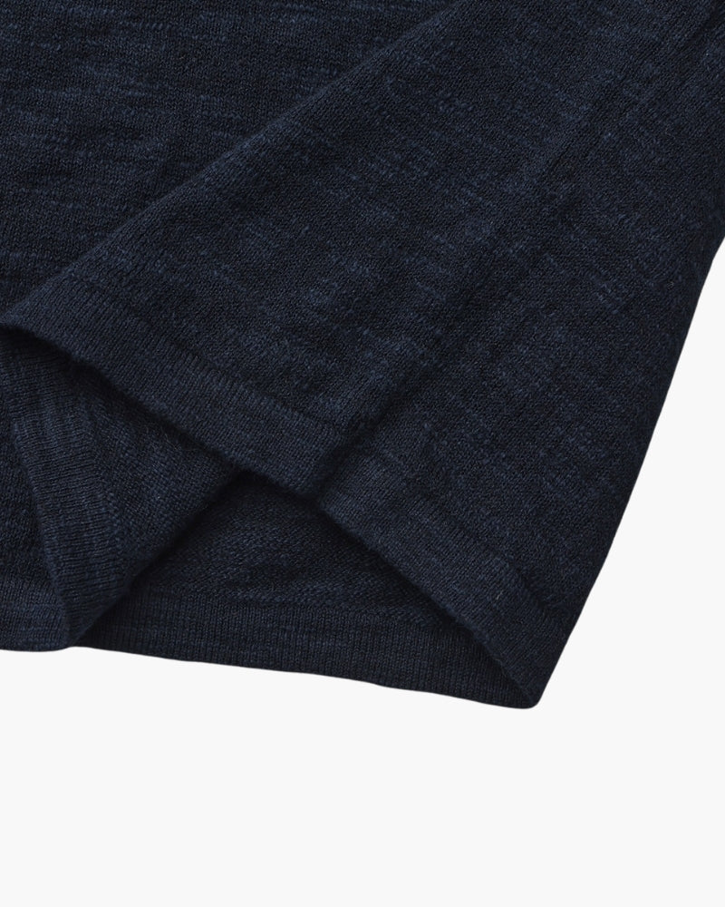 Linen Cotton Essential Crewneck - Dalm Fashion