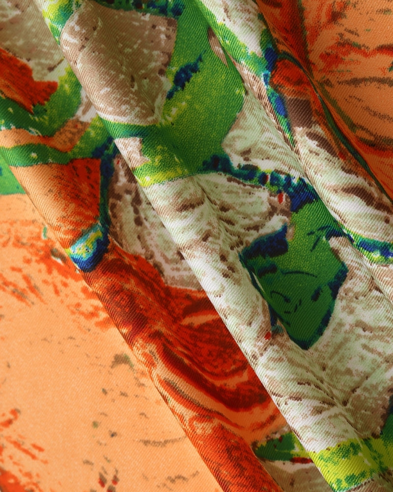 Old Money Impressionist Garden Scarf - Dalm Fashion