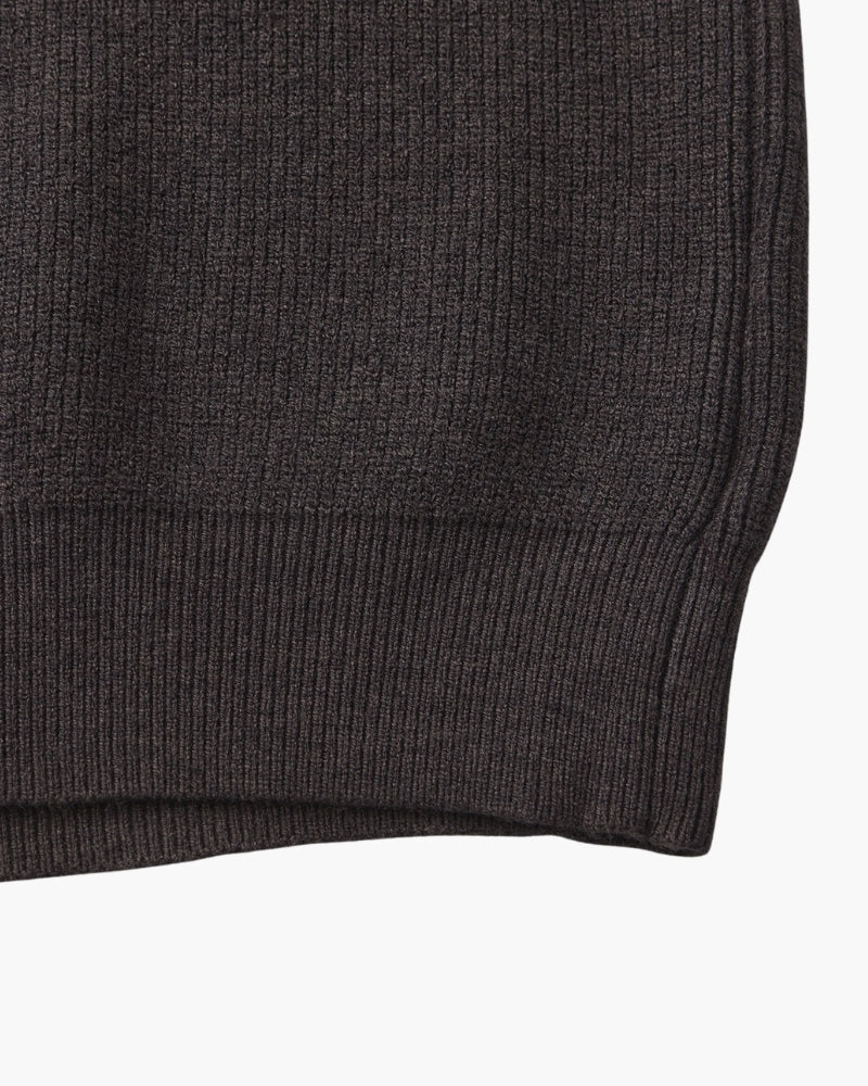 Refined Half-Zip Knit Pullover - Dalm Fashion