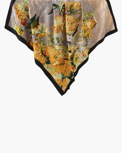 Old Money Impressionist Garden Scarf - Dalm Fashion