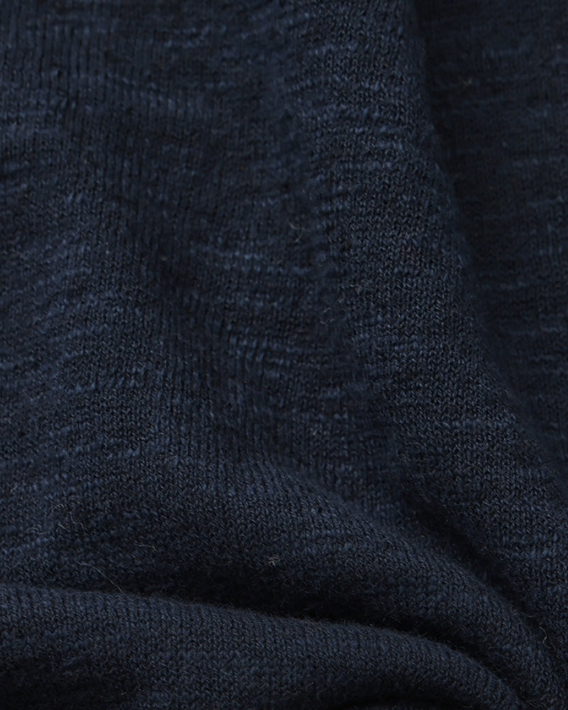 Linen Cotton Essential Crewneck - Dalm Fashion