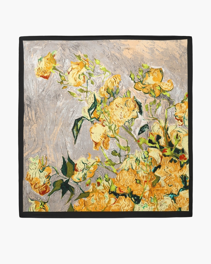 Old Money Impressionist Garden Scarf - Dalm Fashion