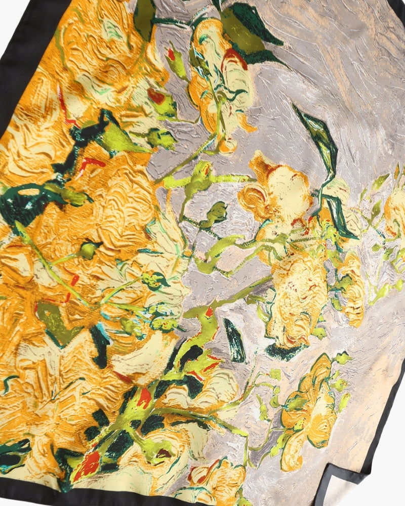 Old Money Impressionist Garden Scarf - Dalm Fashion