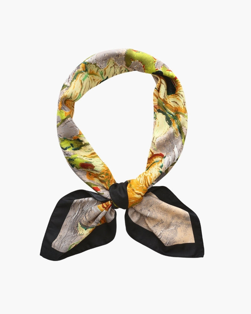 Old Money Impressionist Garden Scarf - Dalm Fashion