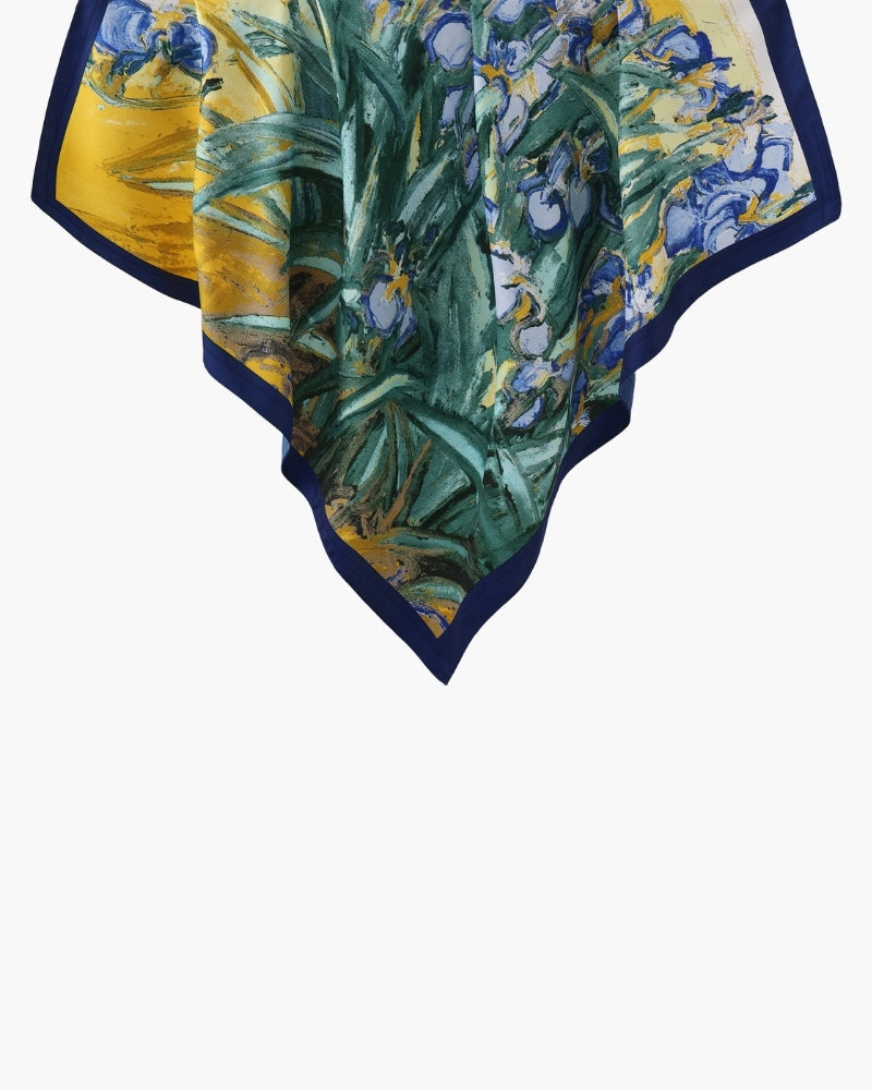 Old Money Impressionist Garden Scarf - Dalm Fashion
