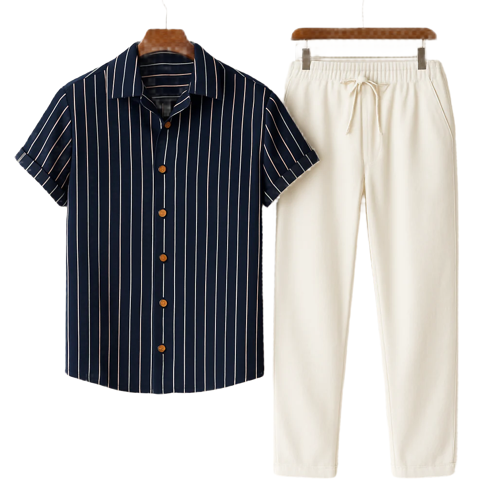 Huahine - TheighT Short Sleeved Set - Dalm Fashion