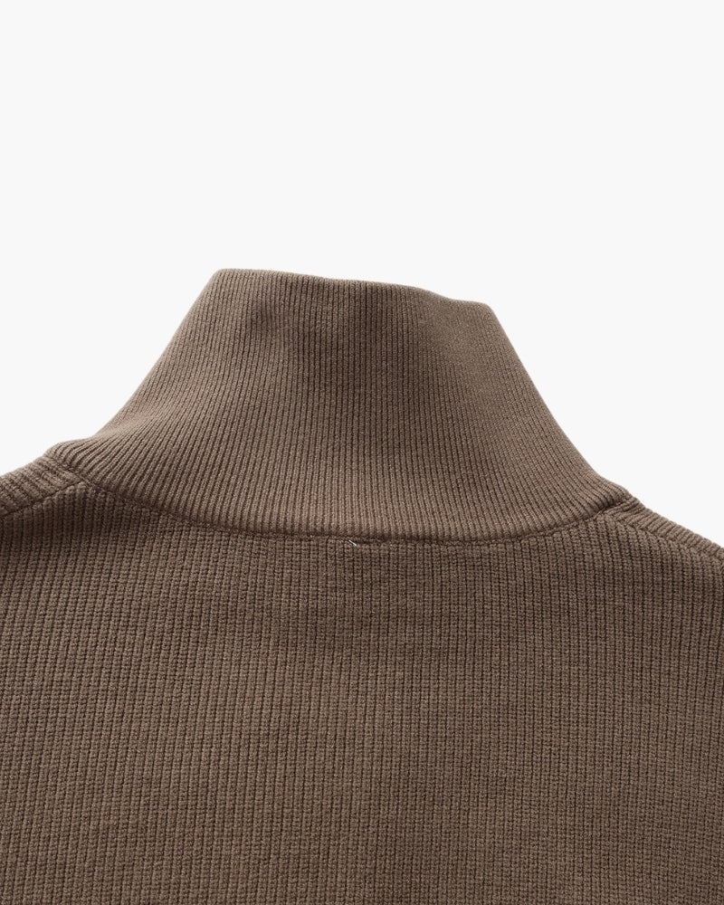 Refined Half-Zip Knit Pullover - Dalm Fashion