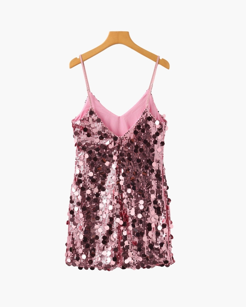Sequin Party Mini Dress - Dalm Fashion