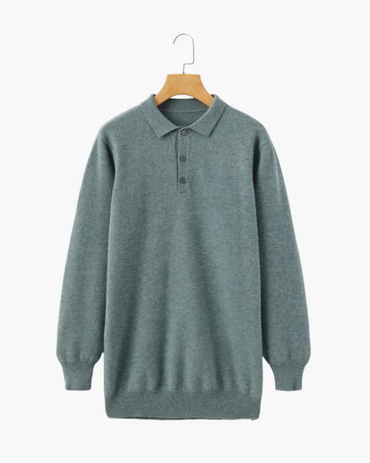 100% Cashmere Polo - Dalm Fashion