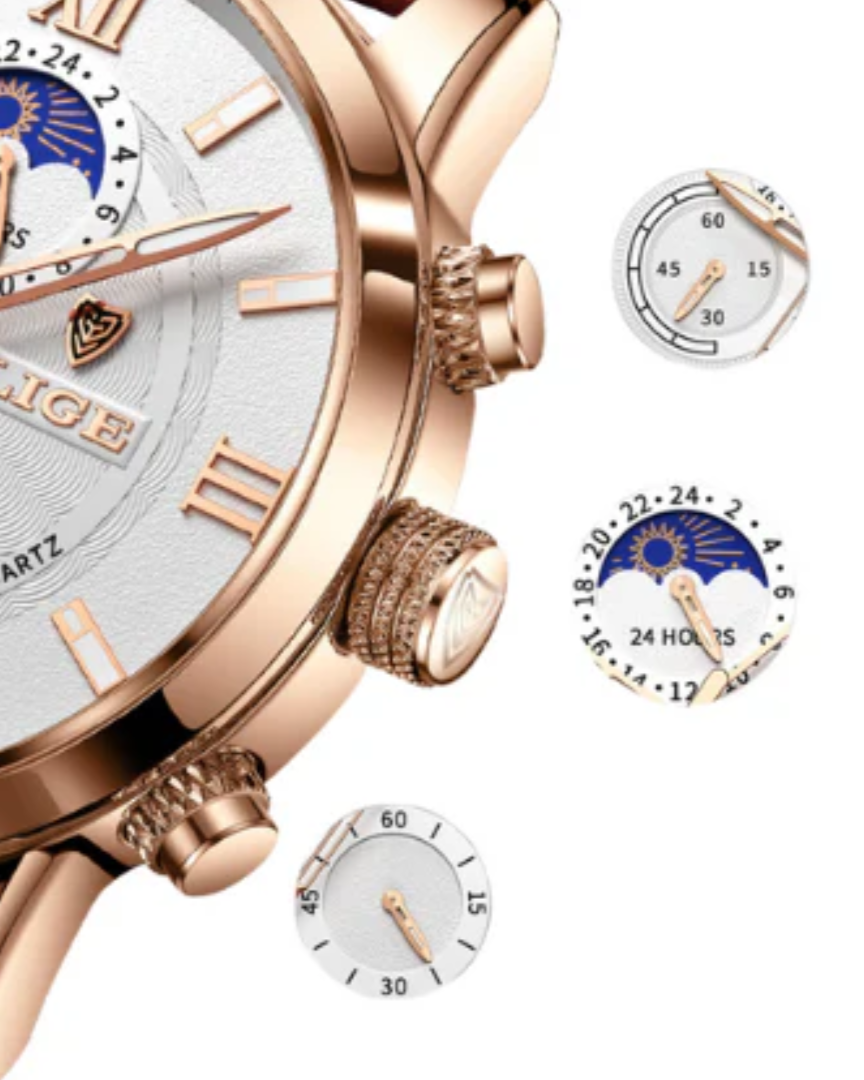Lugano Classic Watch (Waterproof) - Dalm Fashion