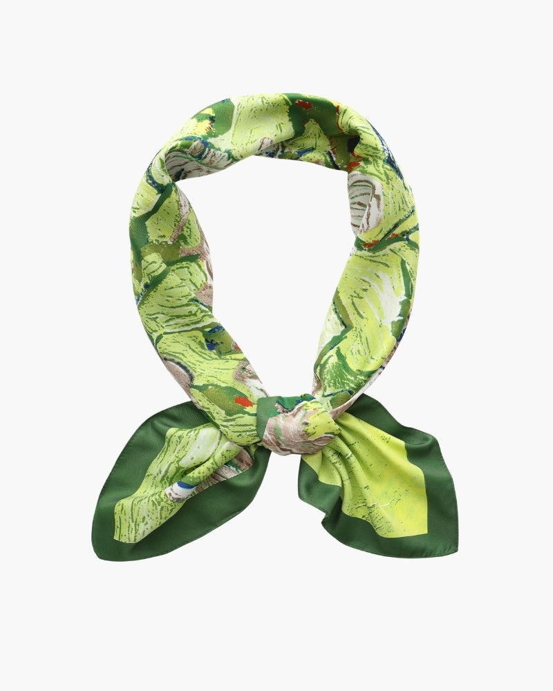 Old Money Impressionist Garden Scarf - Dalm Fashion