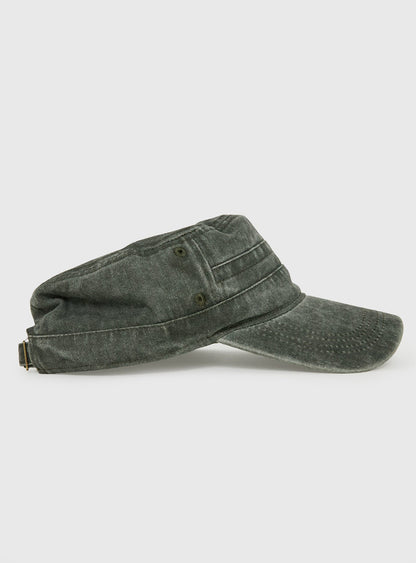 Odera Military Cap Washed Khaki
