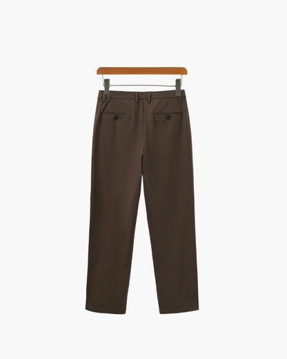 Wool Blend Trousers - Dalm Fashion
