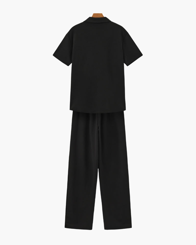 Polo & Pantalon Set - Dalm Fashion