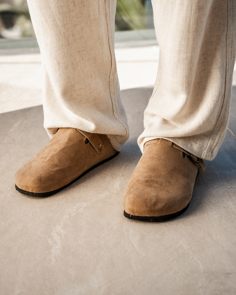 Old Money Suede Clogs - Dalm Fashion