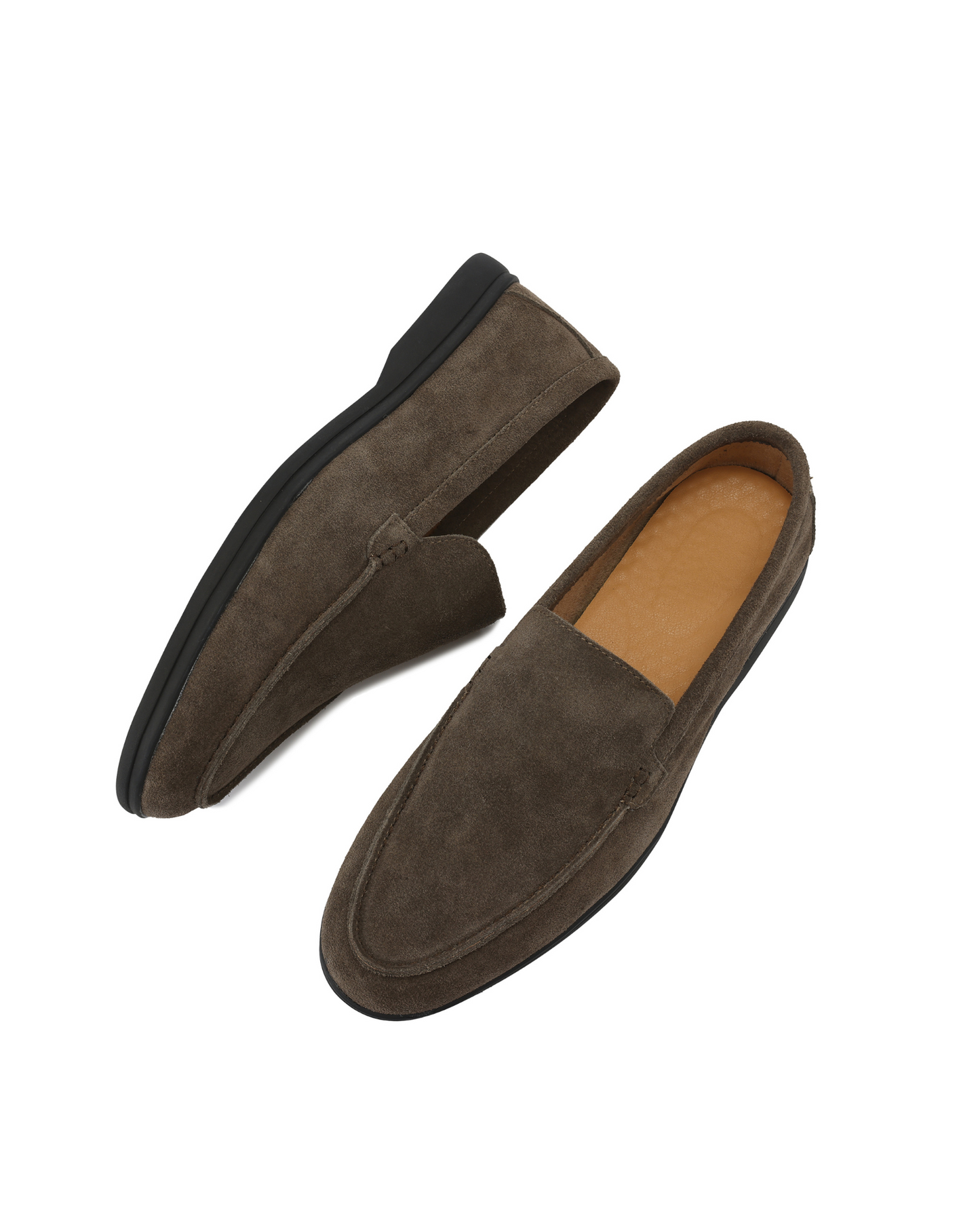 Premium Suede Loafers - Black Soles - Dalm Fashion