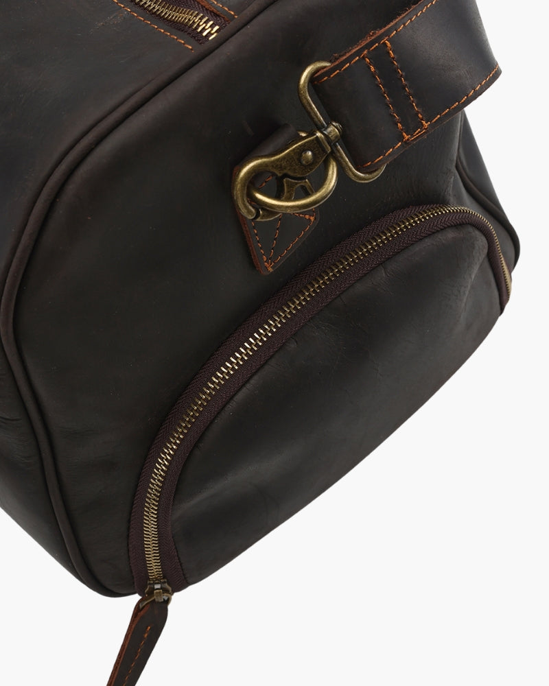 Montague Leather Duffle - Dalm Fashion