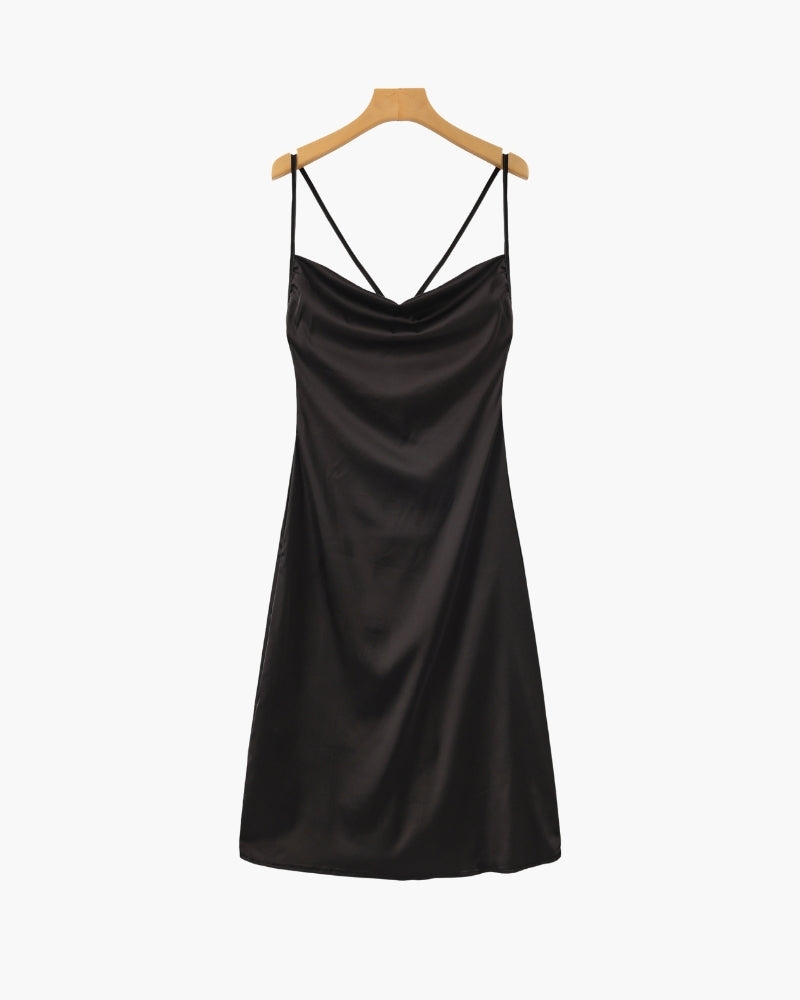 Silk Slip Dress - Dalm Fashion