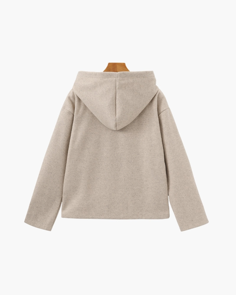 Marlow Wool Zip Coat - Dalm Fashion