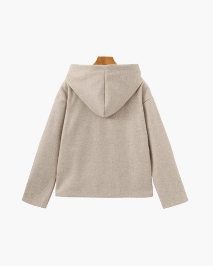 Marlow Wool Zip Coat - Dalm Fashion