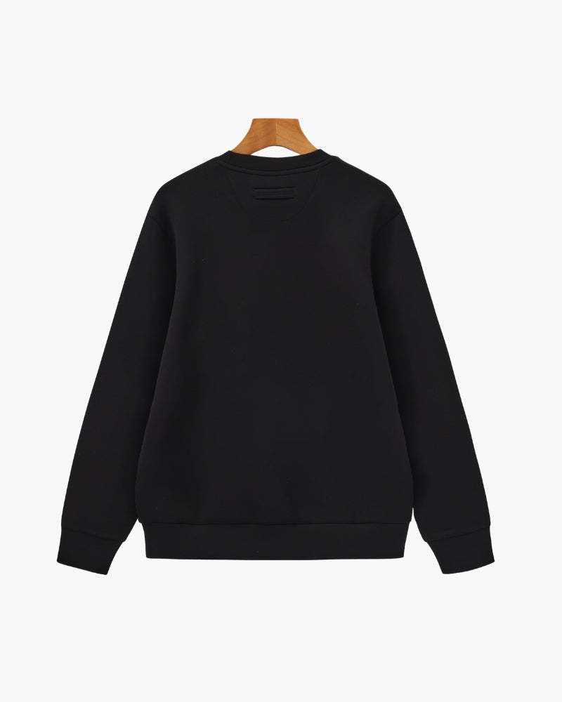 Classic Modal Blend Crewneck Sweatshirt - Dalm Fashion