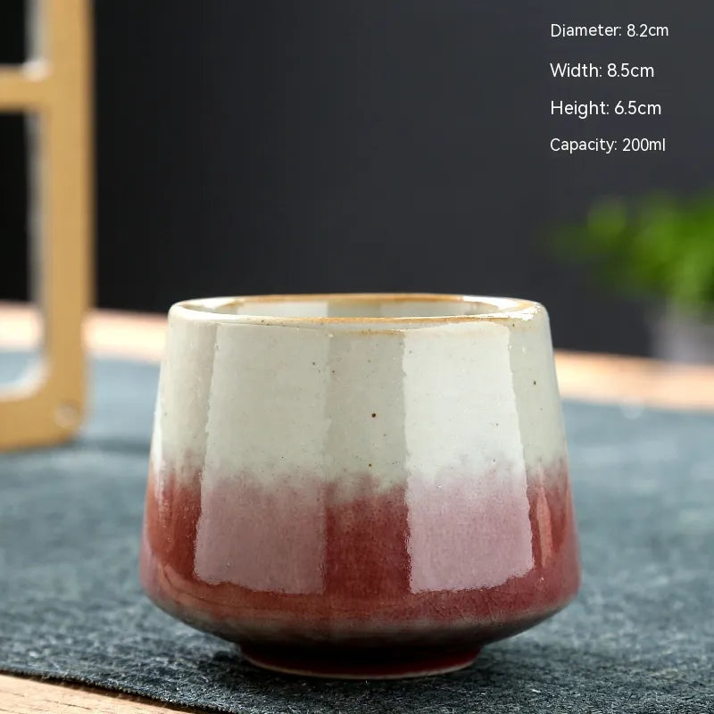 Retro Stoneware Ceramic Cup