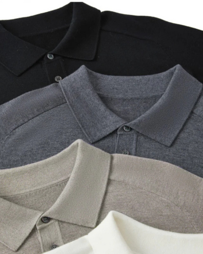 100% Premium Wool Polo - Dalm Fashion