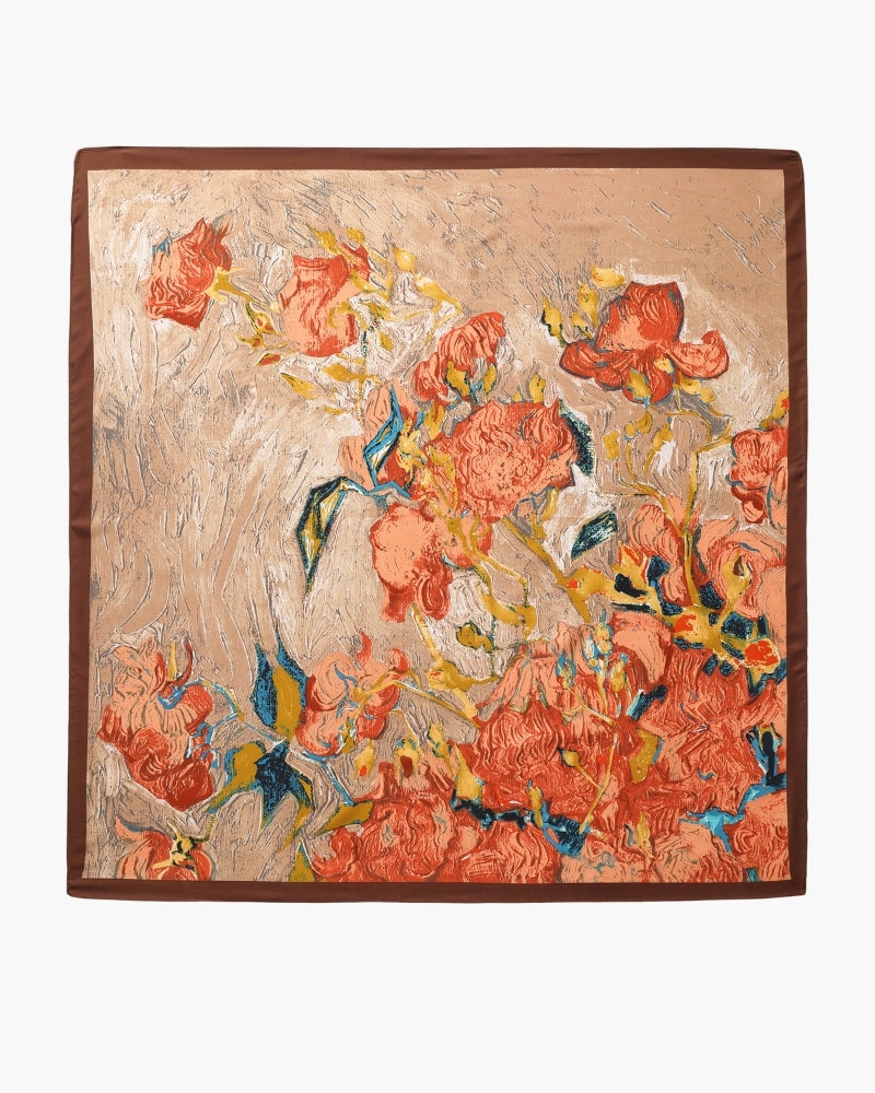 Old Money Impressionist Garden Scarf - Dalm Fashion