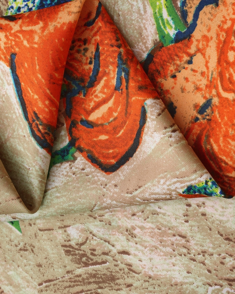 Old Money Impressionist Garden Scarf - Dalm Fashion