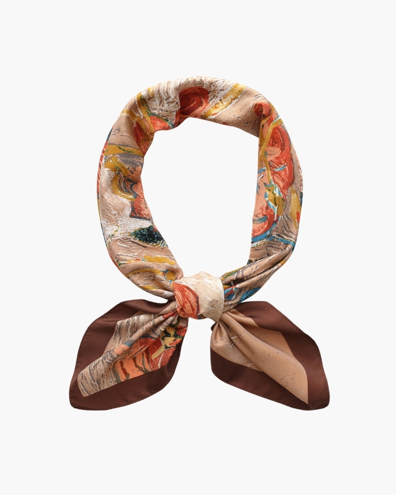 Old Money Impressionist Garden Scarf - Dalm Fashion