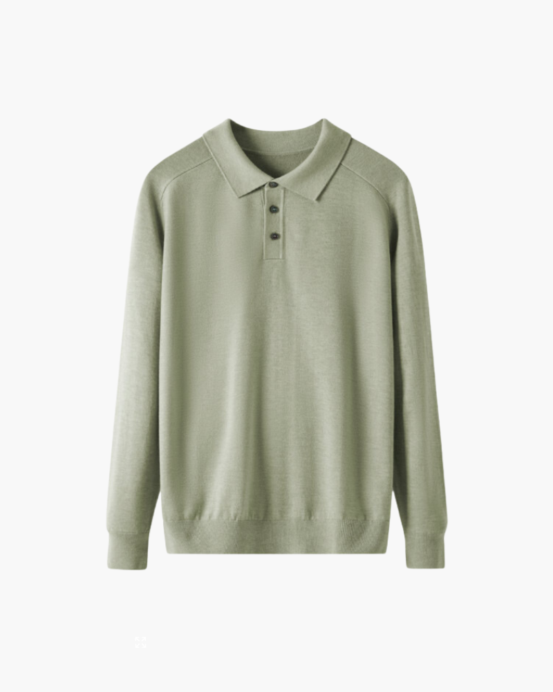 100% Premium Wool Polo - Dalm Fashion