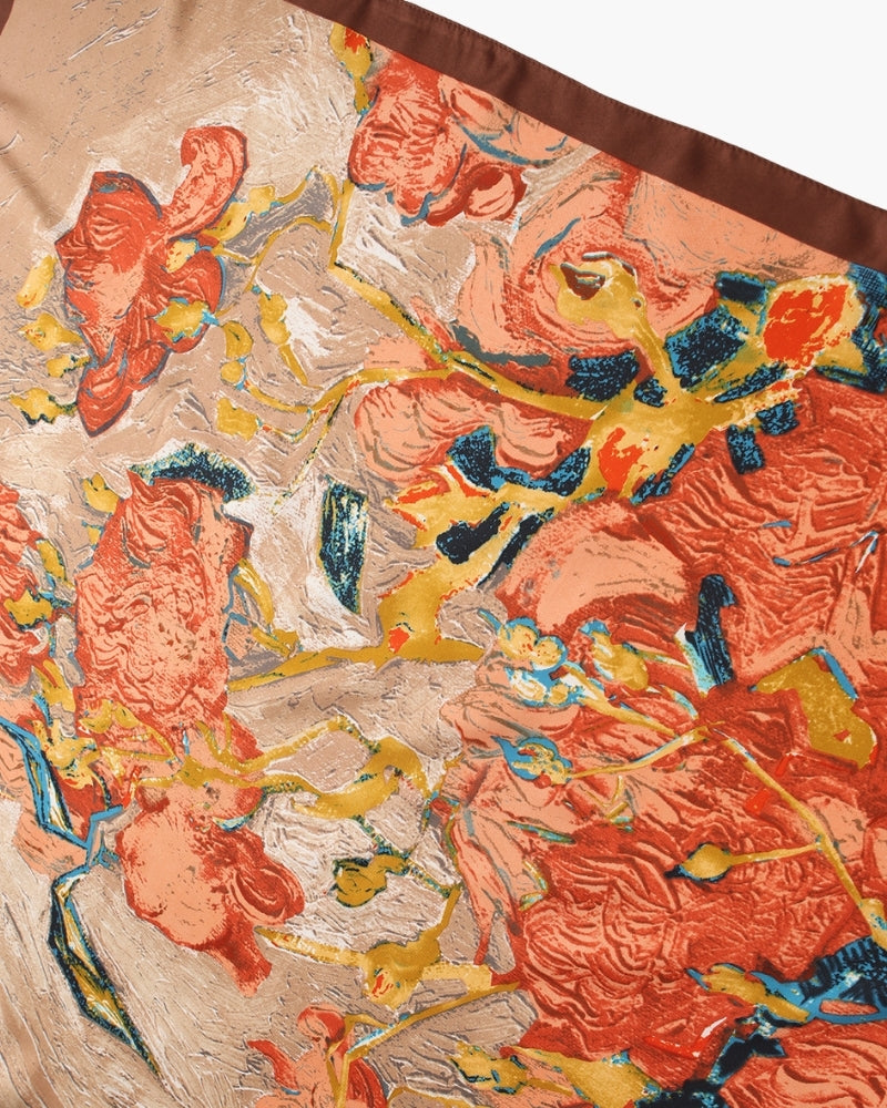 Old Money Impressionist Garden Scarf - Dalm Fashion