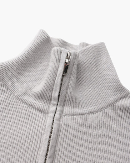 Refined Half-Zip Knit Pullover - Dalm Fashion
